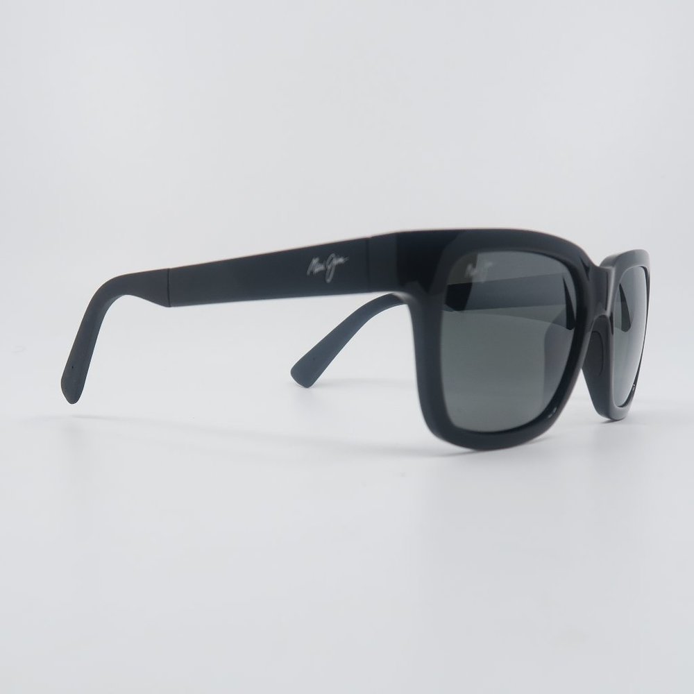 Maui Jim MONGOOSE MJ 540-02 Black/Grey Glass Polarized Sunglasses with defect - Picture 3 of 7
